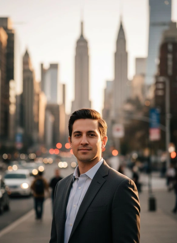 Corporate headshot transformation