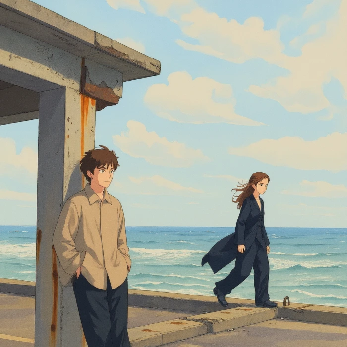 Ghibli style transformation example